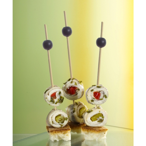 6 x 250 Fingerfood - Picker 12,5 cm "Black Pearl"