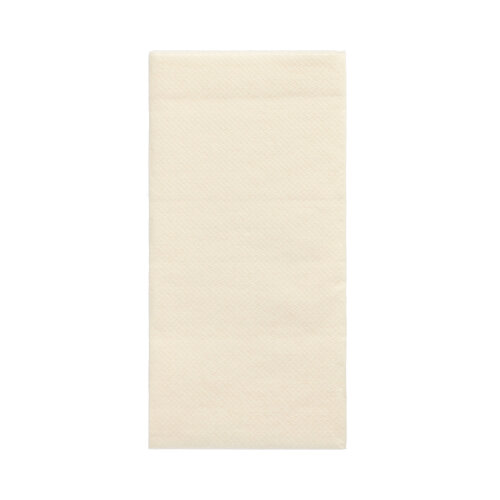 6 x 150 Servietten "DAILY Collection" 1/8-Falz 32 cm x 32 cm champagner