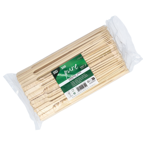 10 x 250 Fingerfood - Spieße "pure" 25 cm "Golf"