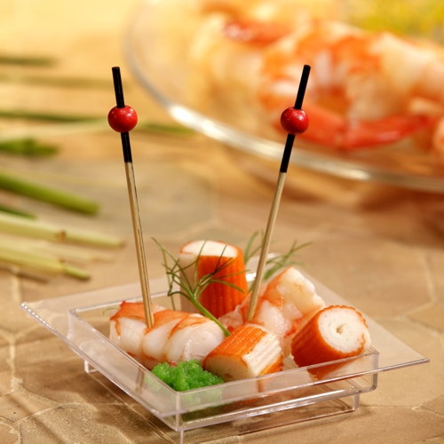 6 x 250 Fingerfood - Picker 7 cm "Red Pearl"