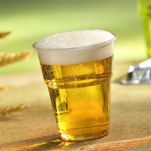 16 x 70 Einwegbecher, PLA "pure" 0,3 l Ø 9,5 cm · 11 cm glasklar mit Schaumrand