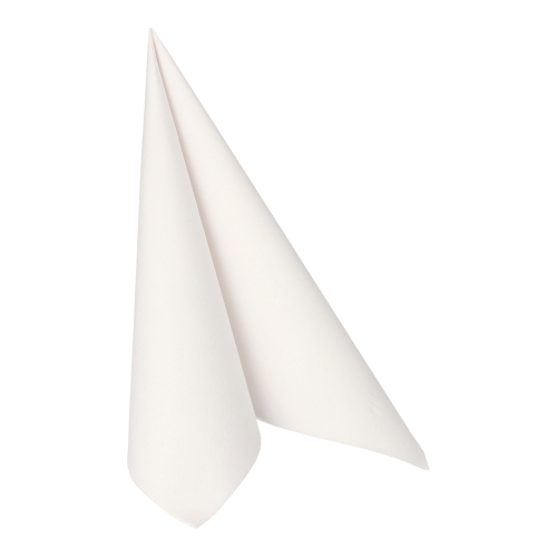 5 x 50 Servietten "ROYAL Collection" 1/4-Falz 40 cm x 40 cm weiss