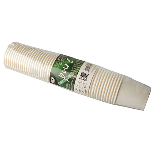 20 x 50 Trinkbecher, Pappe 0,1 l Ø 6 cm · 6 cm weiss