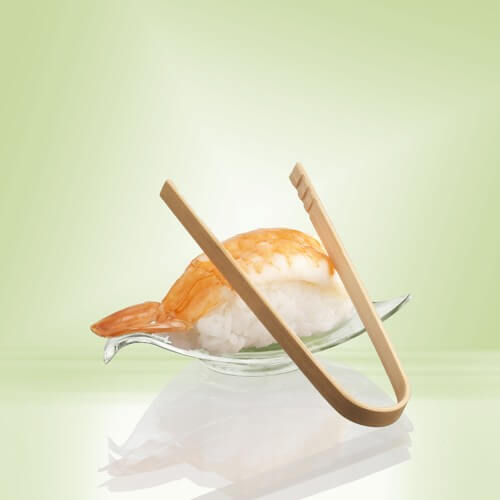 10 x 10 Fingerfood - Zangen, Bambus 10 cm
