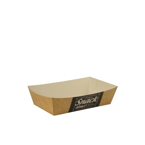 12 x 50 Pommes-Frites-Trays "pure" 3,5 cm x 7 cm x 12 cm "Good Food" mittel