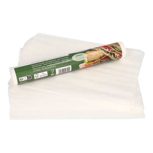 30 x 100 Blatt Butterbrotpapier 25 cm x 30 cm weiss
