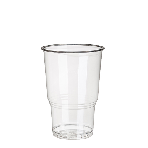 30 x 70 Einwegbecher, PLA "pure" 0,25 l Ø 7,8 cm · 11 cm glasklar mit Schaumrand