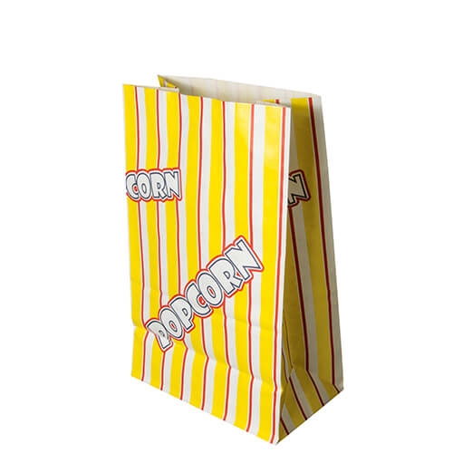 Popcorn Tüten, Pergament-Ersatz 2,5 l 22 cm x 14 cm x 8 cm "Popcorn" fettdicht