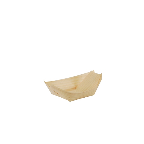 Fingerfood - Schalen, Holz "pure" 11 cm x 6,5 cm "Schiffchen"