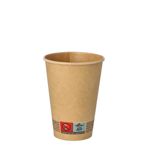 20 x 50 Kaffeebecher to Go, Pappe 0,18 l Ø 7 cm · 9,2 cm braun